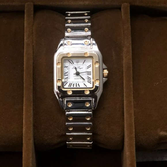 Louis Royal Accessories - Vintage Louis Royal 2 tone Quartz Watch